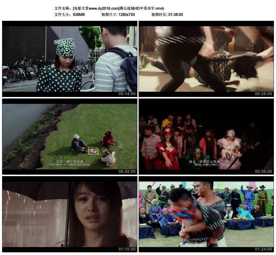 【nubia资源组】陈伟霆斯琴高娃动作片《搏击迷城》hd