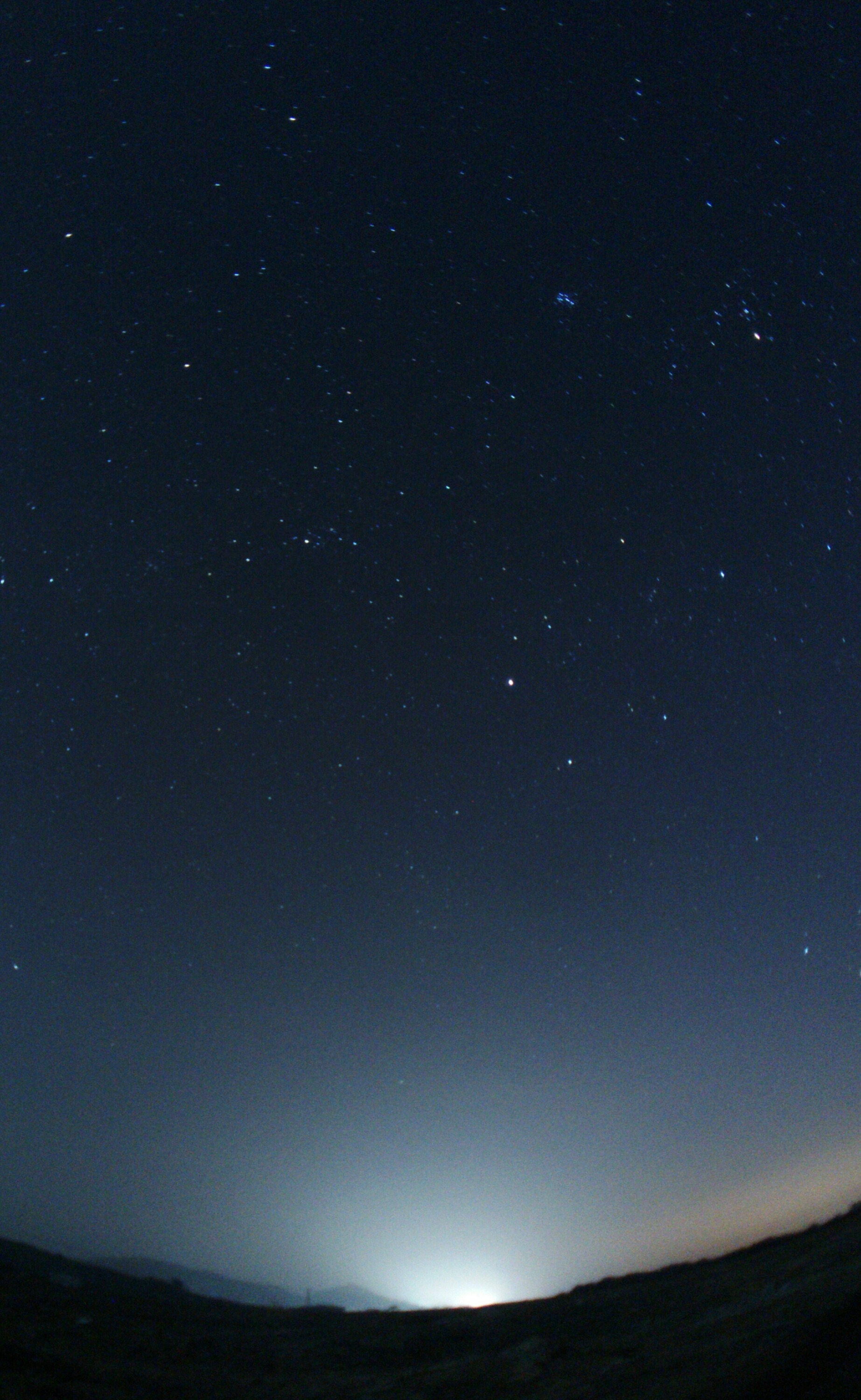 广角.冬夜星空