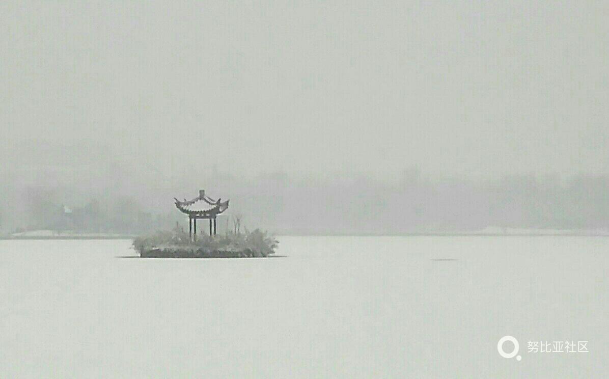 湖心亭看雪-爱拍·摄影-努比亚/红魔社区