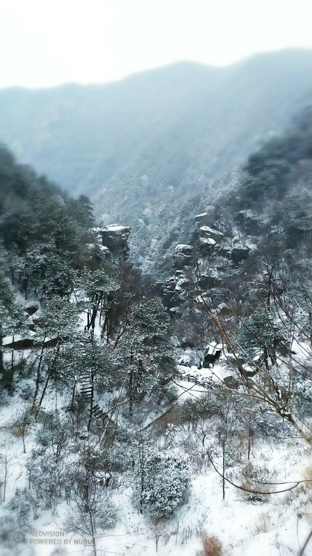 庐山雪景-爱拍·摄影-努比亚/红魔社区